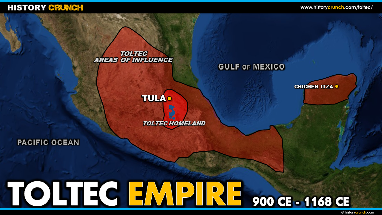 Map of the Toltec Empire