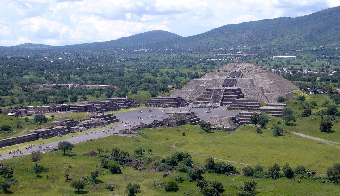 Pyramid of the Moon at Teotihuacan