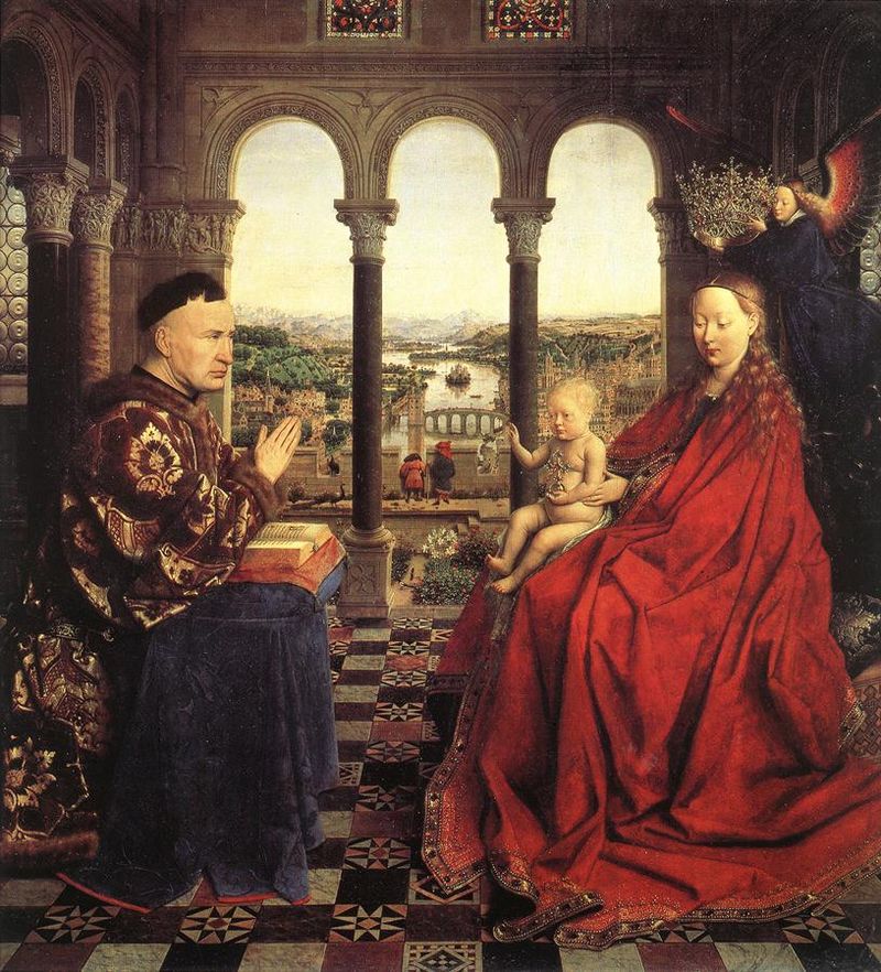 'Madonna of Chancellor Rolin' by Jan van Eyck