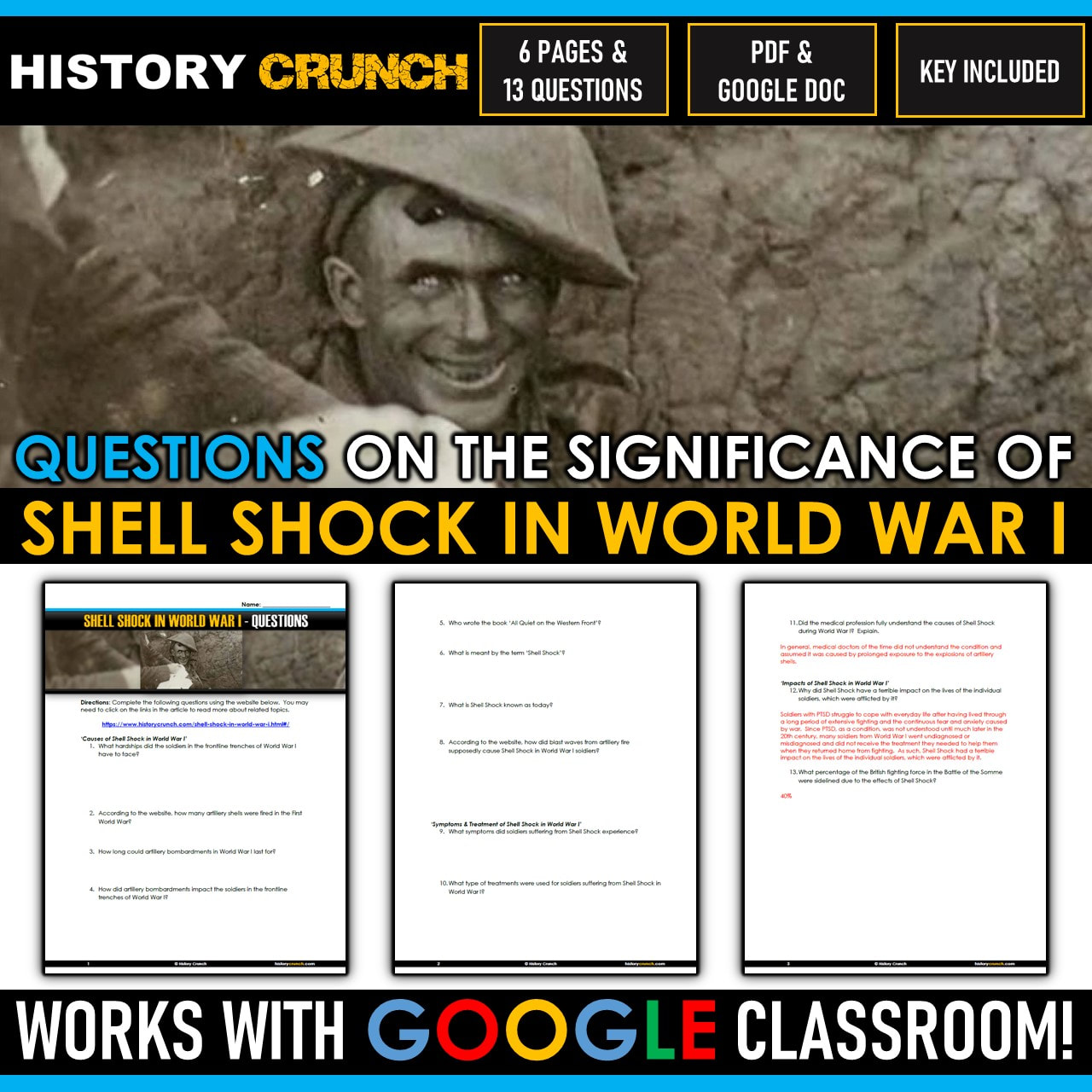 Shell Shock in World War I - HISTORY CRUNCH - History Articles,  Biographies, Infographics, Resources and More